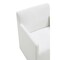 Manhattan Comfort Anna Square Faux Leather Dining Chair in Cream - Set of 2 2-DC058AR-CR - alternate 5